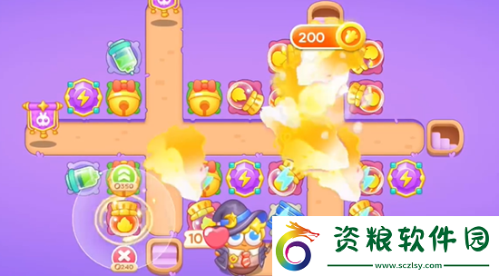 保衛(wèi)蘿卜4阿波與魔法寶藏第57關(guān)通關(guān)攻略